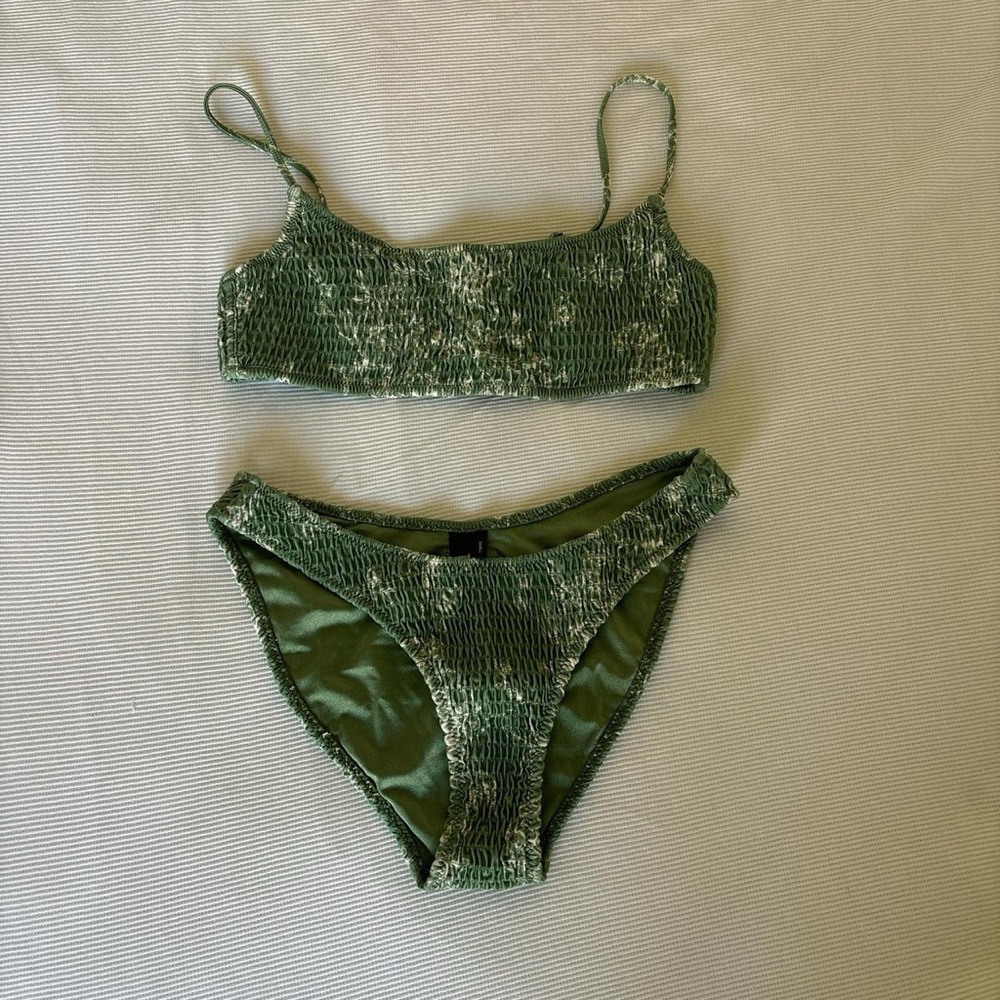 Triangl Green Floral Bikini